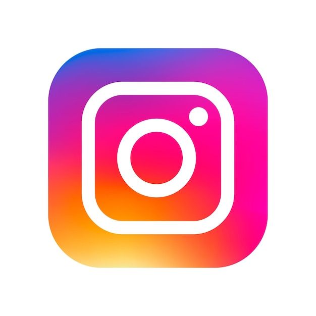 instagram icon and profile link