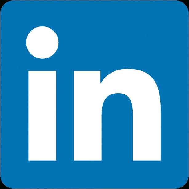 Linkedin icon and profile link